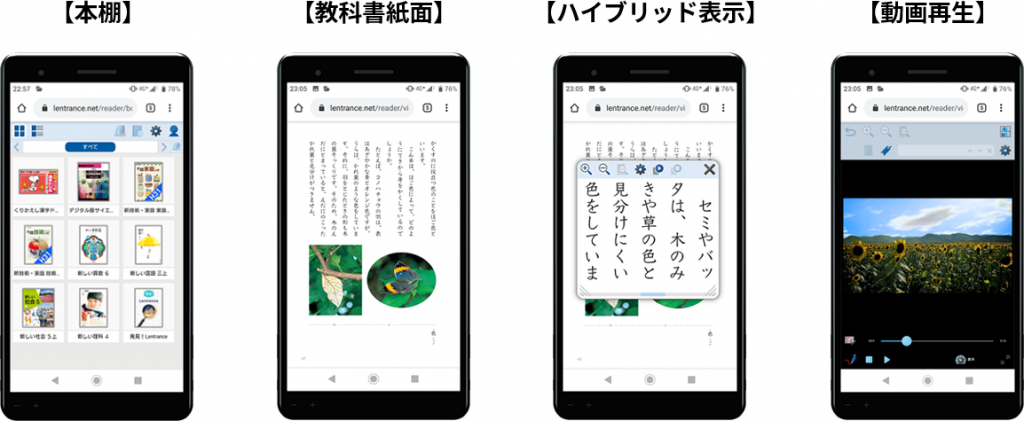 スマホ利用時のスクリーンショット